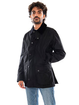 Ashby Wax Jacket Black / Classic - Chaqueta Hombre Negra Hombre BARBOUR