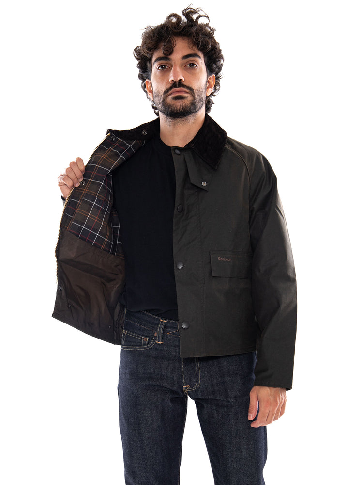 Barbour SL Spey Jacket Olive - Giacca Uomo Marrone 262MMWX1212 OL51 BARBOUR 