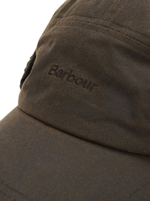 Barbour Lonnen Carpenter Cap Olive - Cappellino con Visiera Marrone<BR/><BR/> MHA0981 OL51 BARBOUR 