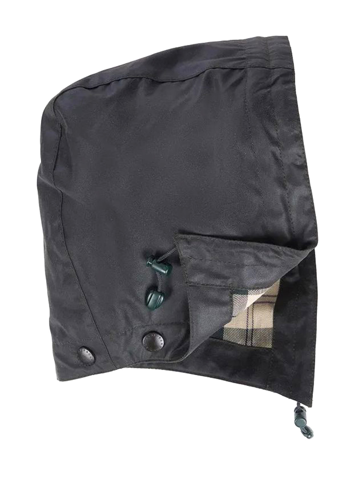 Barbour Waxed Cotton Hood Sage - Cappuccio Staccabile Verde<BR/><BR/> MHO0004 SG91 BARBOUR 