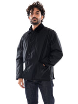 Barbour Short Liddesdale Wax Jacket Black - Chaqueta Hombre Negra  Hombre BARBOUR