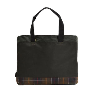Barbour Field Wax Tote Bag Sage / Classic - Borsa a Tracolla Verde 262MUBA0750 SG91 BARBOUR 
