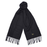 Barbour Plain Lambswool Scarf Black - Bufanda Negra ACCESORIOS BARBOUR