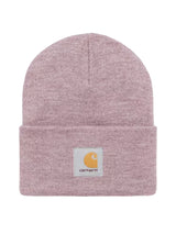 CARHARTT WIP ACRYLIC WATCH HAT HORTENSIA HEATHER - Gorro a Cuffia Rosa ACCESORIOS CARHARTT WIP