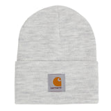 ACRYLIC WATCH HAT ASH HEATHER - Gorro de Tejido Acrilico Gris Claro Mélange ACCESORIOS CARHARTT WIP
