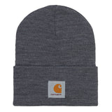 ACRYLIC WATCH HAT DARK GREY HEATHER - Beanie Gris Oscuro ACCESORIOS CARHARTT WIP