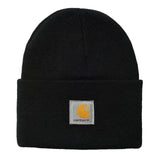 ACRYLIC WATCH HAT BLACK - Cappellino a Cuffia Nero  ACCESSORI CARHARTT WIP