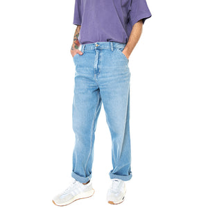 SIMPLE PANT BLUE LIGHT TRUE WASHED - Pantaloni Denim Jeans Uomo Blu I022947 01ZO CARHARTT WIP 