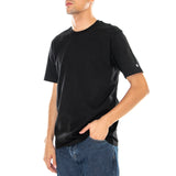 S/S BASE T-SHIRT BLACK / WHITE - Camiseta Cuello Redondo Hombre Negra Hombre CARHARTT WIP