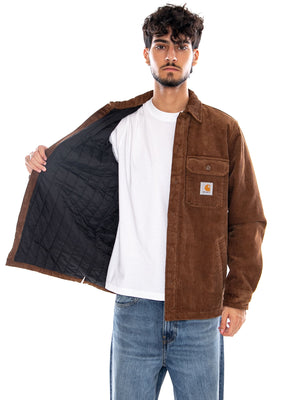 WHITSOME SHIRT JAC WIP H BROWN - Giacca Uomo Marrone I028827 3TGXX CARHARTT WIP 