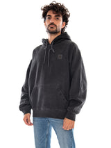 Hooded Vista Sweat Black Garment Dyed - Sudadera con Capucha Hombre Negro  Hombre CARHARTT WIP