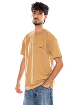 S/S American Script T-Shirt WIP Dusty H - Camiseta Cuello Redondo Hombre Marrón Hombre CARHARTT WIP