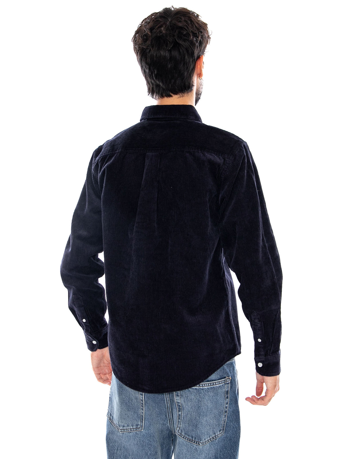 L/S MADISON CORD SHIRT DARK NAVY - Camicia Uomo Blu I029958 1CXX CARHARTT WIP 