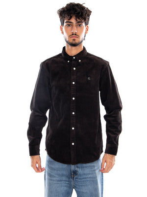 L/S MADISON CORD SHIRT - Camicia Uomo in Velluto a Coste I029958 47XX CARHARTT WIP 