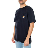 S/S POCKET T-SHIRT DARK NAVY - Camiseta Cuello Redondo Hombre Azul Marino Hombre CARHARTT WIP