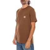 S/S POCKET T-SHIRT WIP H BROWN - Camiseta Cuello Redondo Hombre Marrón Hombre CARHARTT WIP