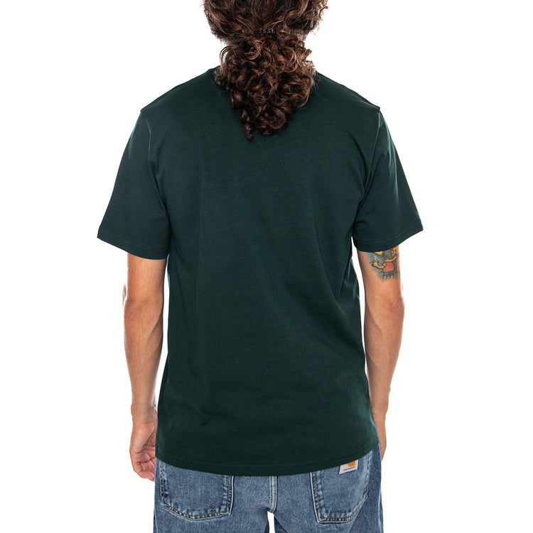 S/S POCKET T-SHIRT DARK SCARAB - Maglietta Girocollo Uomo Verde I030434 3U0XX CARHARTT WIP 