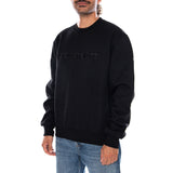 CARHARTT SWEAT BLACK / BLACK - Sudadera Cuello Redondo Hombre Negro CARHARTT WIP