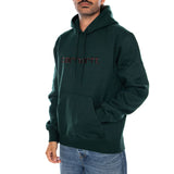 HOODED CARHARTT SWEAT DARK SCARAB / PALISANDER - Sudadera con Capucha para Hombre Negra Hombre CARHARTT WIP