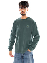 L/S VISTA T-SHIRT DARK SCARAB - Camiseta Manga Larga Hombre Verde Hombre CARHARTT WIP