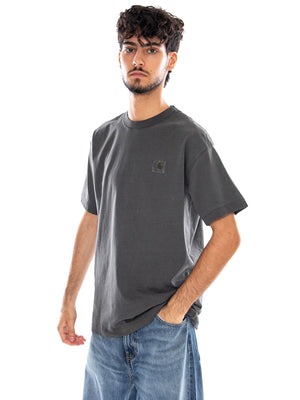 S/S VISTA T-SHIRT BLACK - Maglietta Girocollo Uomo Nera I030780 89GD CARHARTT WIP 