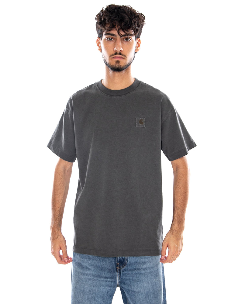 S/S VISTA T-SHIRT BLACK - Maglietta Girocollo Uomo Nera I030780 89GD CARHARTT WIP 