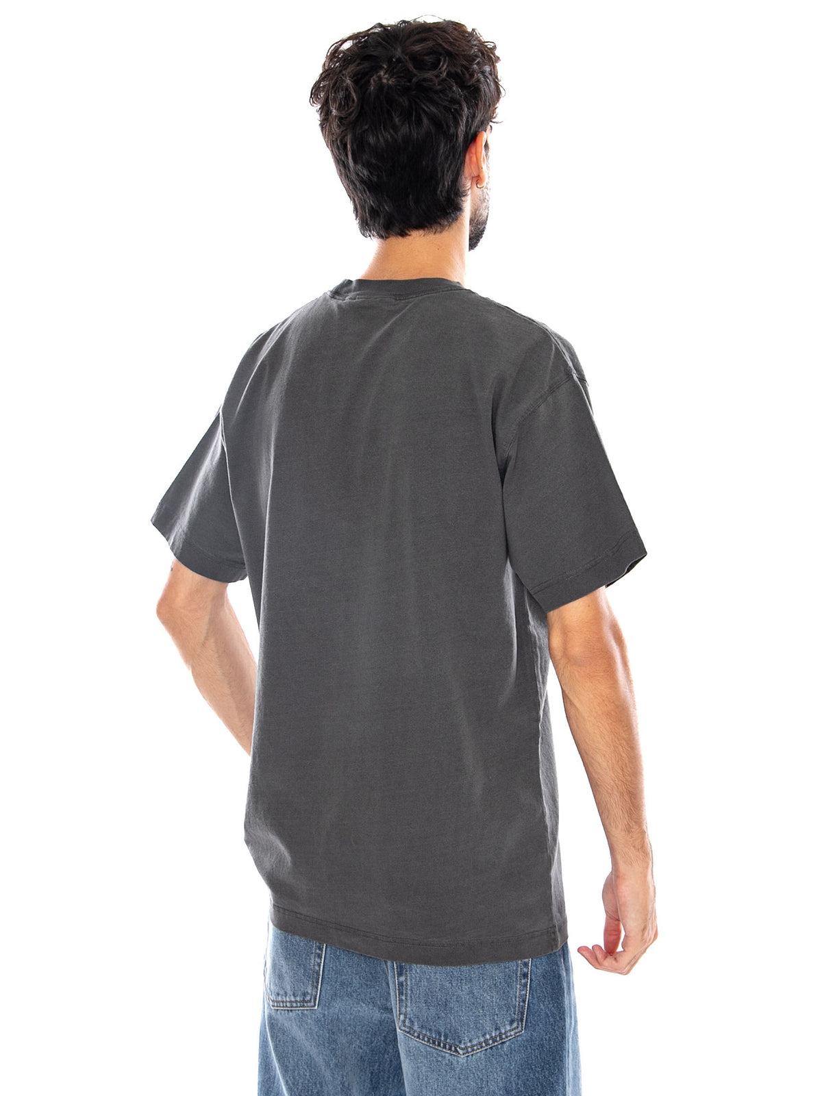 S/S VISTA T-SHIRT BLACK - Maglietta Girocollo Uomo Nera I030780 89GD CARHARTT WIP 