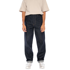 SINGLE KNEE PANT BLUE RIGID - Pantaloni Denim Jeans Uomo Blu I032024 0101 CARHARTT WIP 