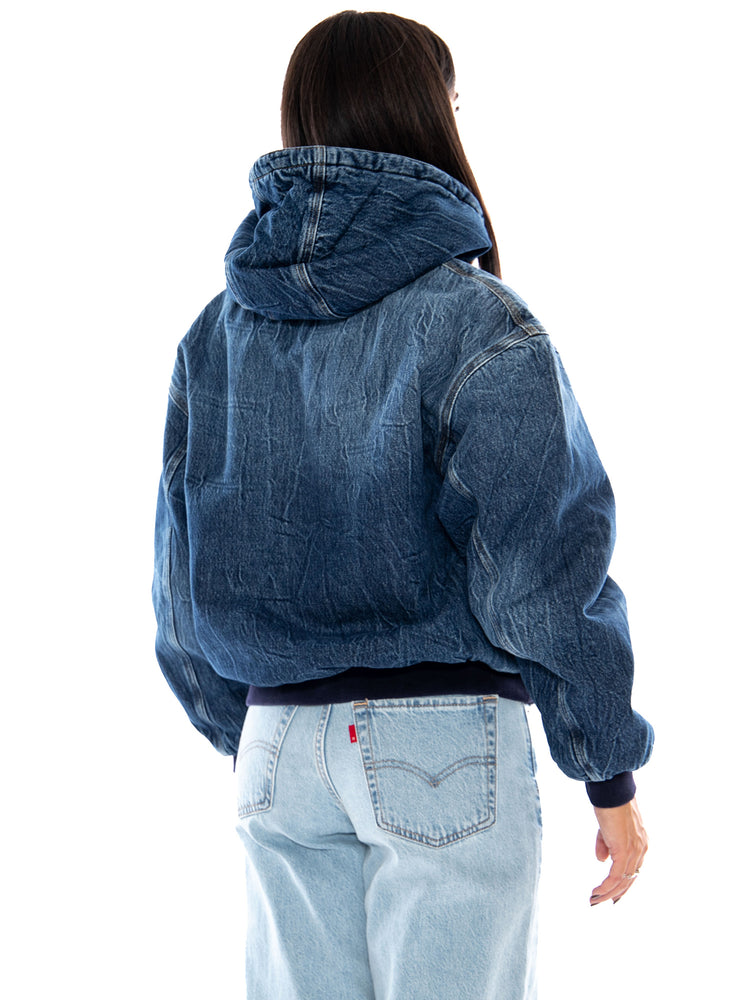 Carhartt WIP W' OG Active Jacket Blue Marble - Giacca Donna Blu<BR/><BR/> I032240 017X CARHARTT WIP 