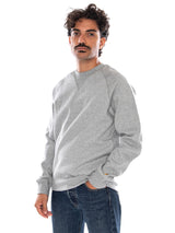 CARHARTT WIP CHASE SWEAT GREY HEATHER / GOLD - Sudadera Cuello Redondo Hombre Gris