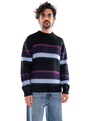 MERTON SWEATER SUNDLING STRIPES DARK NAVY - Maglione Girocollo Uomo Multicolore I035390 3YIXX CARHARTT WIP 