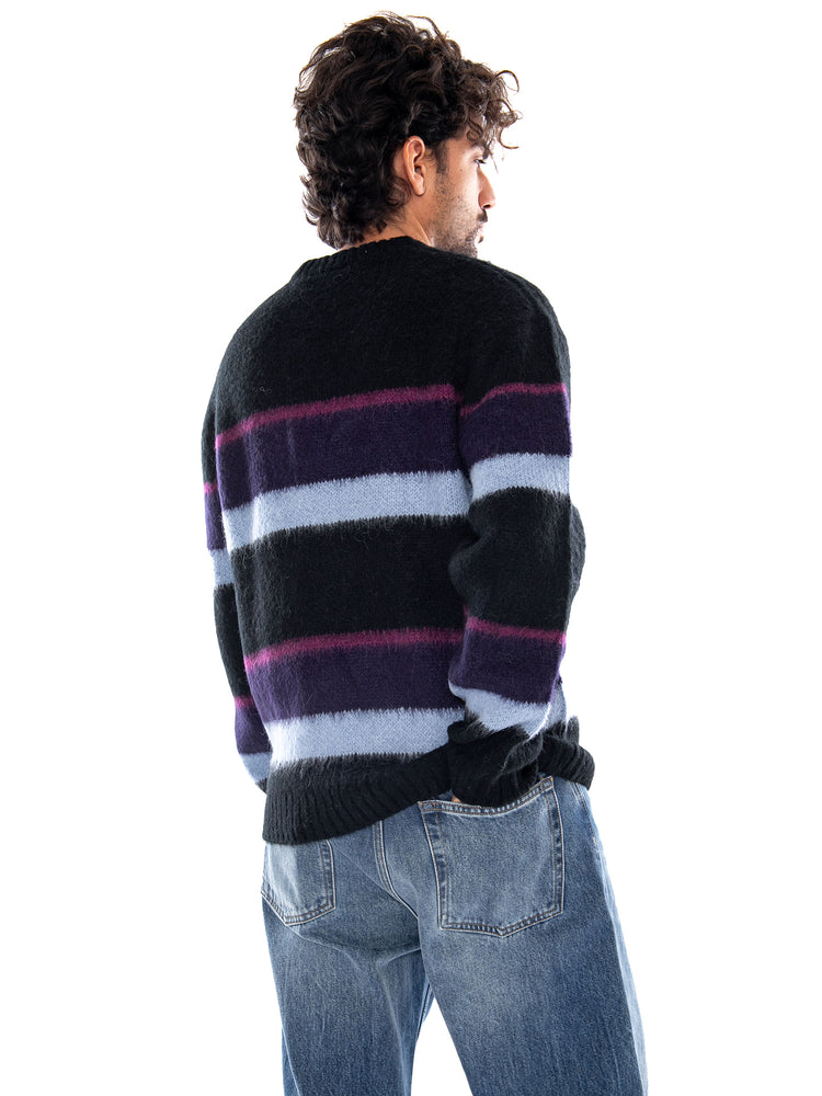 MERTON SWEATER SUNDLING STRIPES DARK NAVY - Maglione Girocollo Uomo Multicolore I035390 3YIXX CARHARTT WIP 