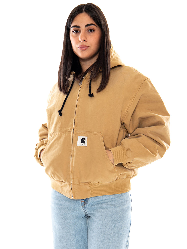 Carhartt WIP W' OG Active Jacket Stone Canvas - Giacca Donna Marrone I035673 3TF4O CARHARTT WIP 