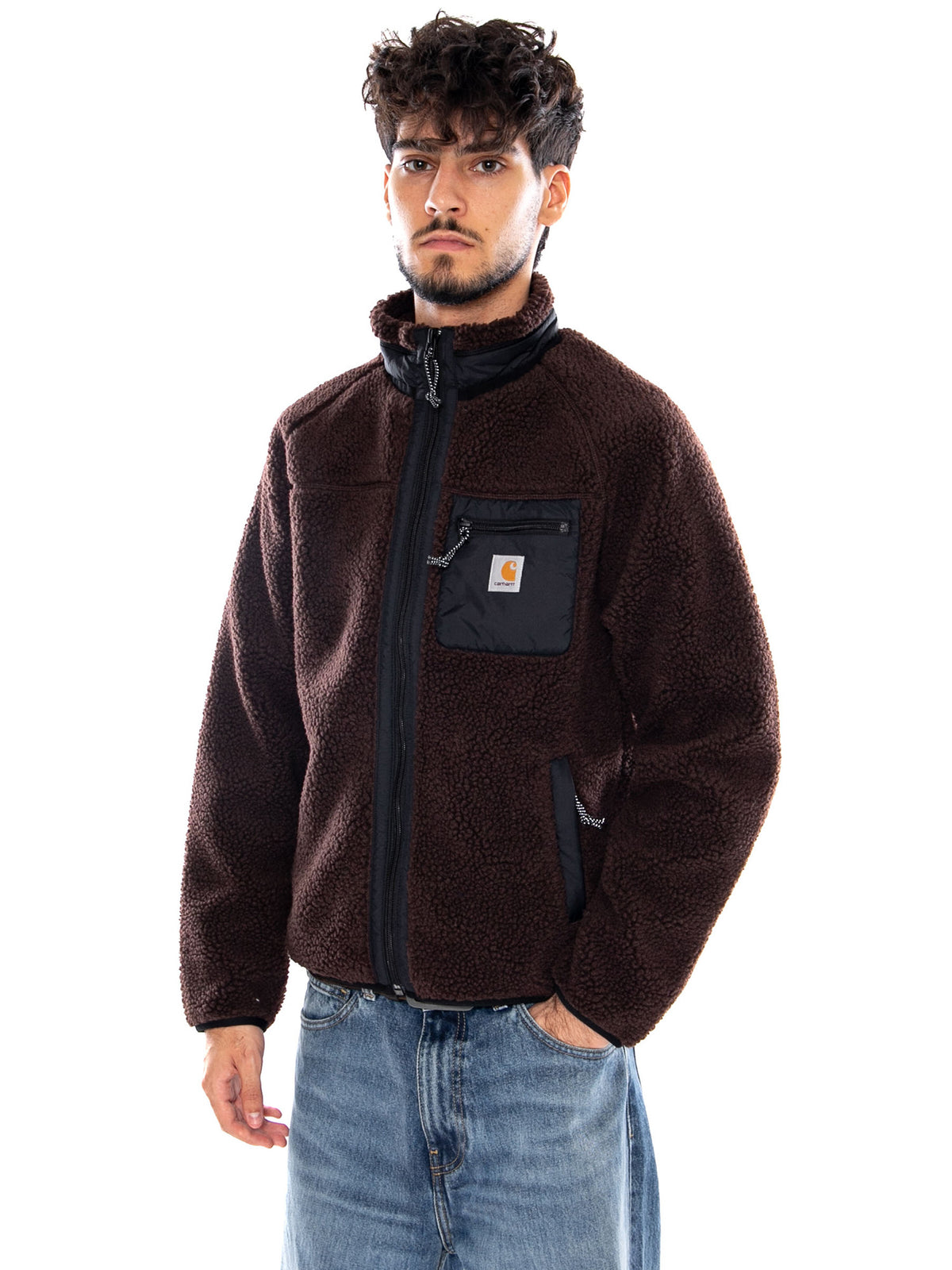 PRENTIS LINER PALISANDER / BLACK - Giacca Uomo Marrone I035696 3ANXX CARHARTT WIP 