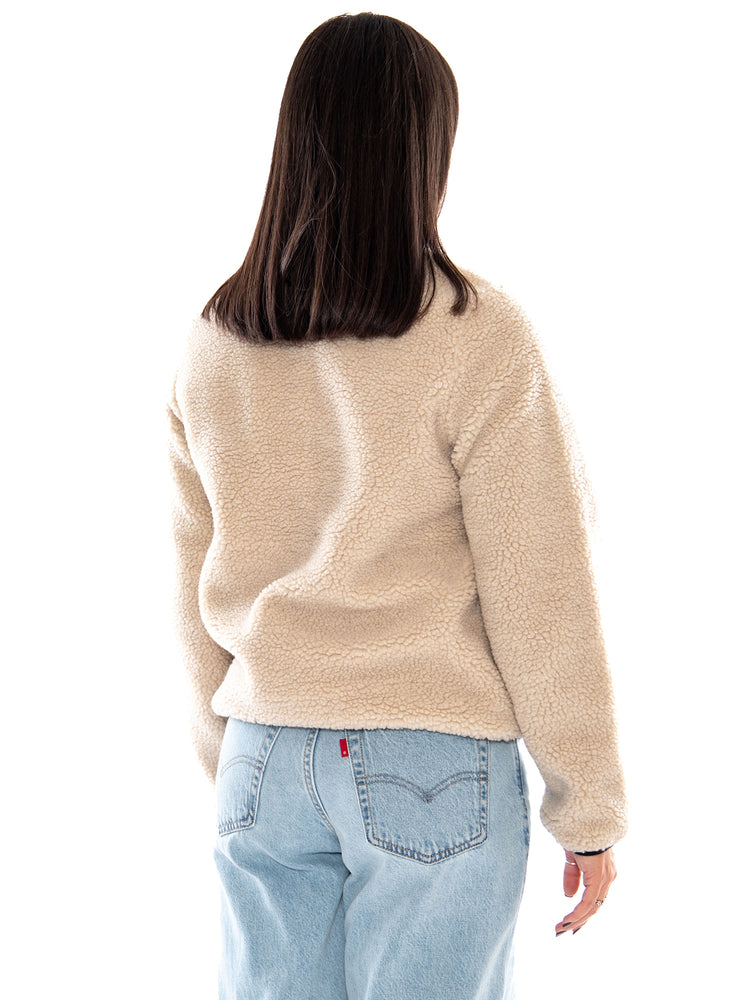 Carhartt WIP W' Janet Liner Fleur De Sel / Black - Giacca Donna Beige e Nera I035697 2NQXX CARHARTT WIP 