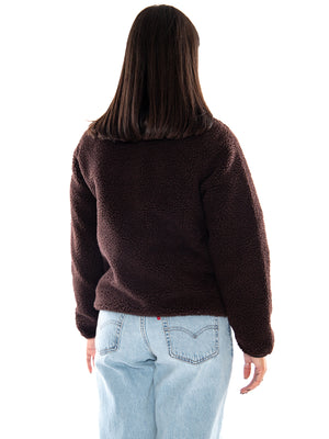 Carhartt WIP W' Janet Liner Palisander / Black - Giacca Donna Marrone e Nera I035697 3ANXX CARHARTT WIP 