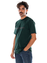 CARHARTT WIP S/S SCRIPT T-SHIRT DARK SCARAB - Camiseta Cuello Redondo Hombre Verde Hombre CARHARTT WIP