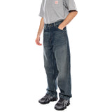 Brandon Pant Blue Worn Used Wash -- Pantaloni Uomo Blu  Uomo CARHARTT WIP