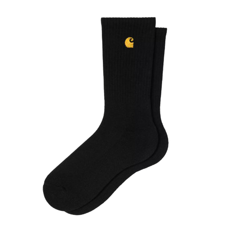 CARHARTT WIP CHASE SOCKS BLACK - Calzini Neri I036747 00FXX CARHARTT WIP 