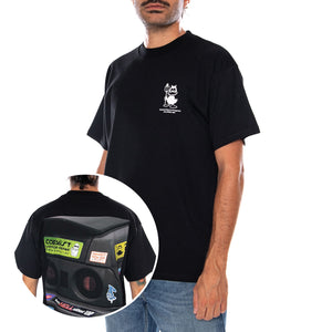 S/S BUMPER CAR T-SHIRT BLACK - Maglietta Girocollo Uomo Nera I036888 89XX CARHARTT WIP 