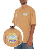 S/S LUGGAGE LABEL T-SHIRT DUSTY H BROWN - Camiseta Cuello Redondo Hombre Marrón Hombre CARHARTT WIP