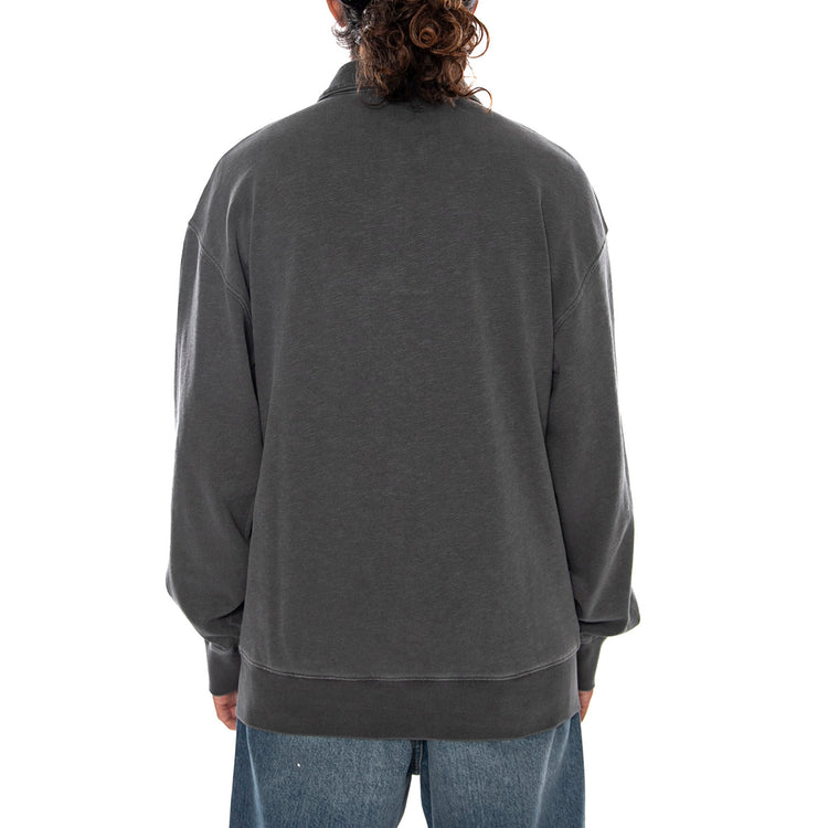 HARPER POLO BLACK - Felpa Polo Maniche Lunghe Uomo Nera I036893 89GD CARHARTT WIP 