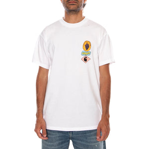S/S STACKED GRAPES T-SHIRT WHITE - Maglietta Girocollo Uomo Bianca I036902 02XX CARHARTT WIP 