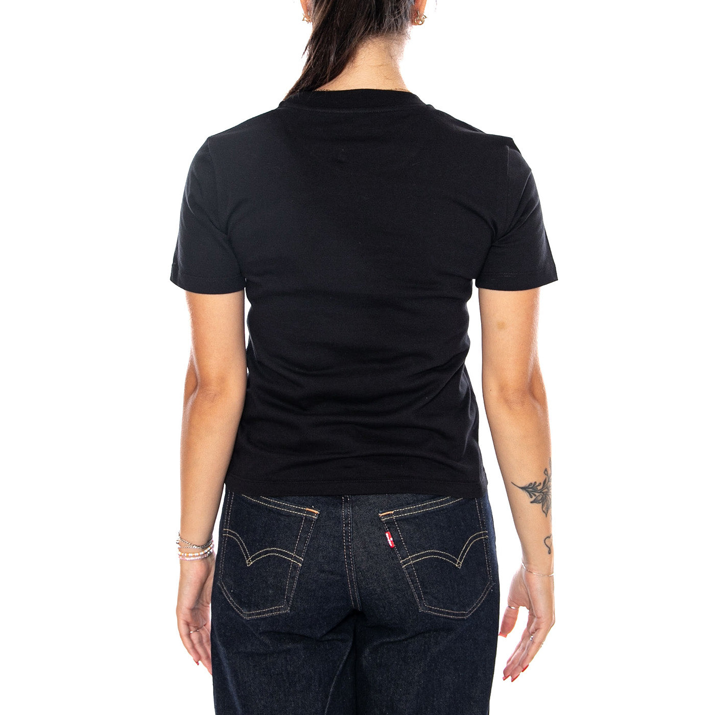 W' S/S GRACIOUS T-SHIRT BLACK - Maglietta Girocollo Donna Nera I036904 89XX CARHARTT WIP 