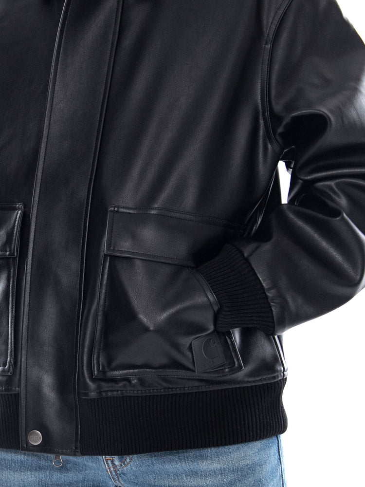 ARIZONA JACKET BLACK - Giacca Uomo Nera I036997 89XX CARHARTT WIP 