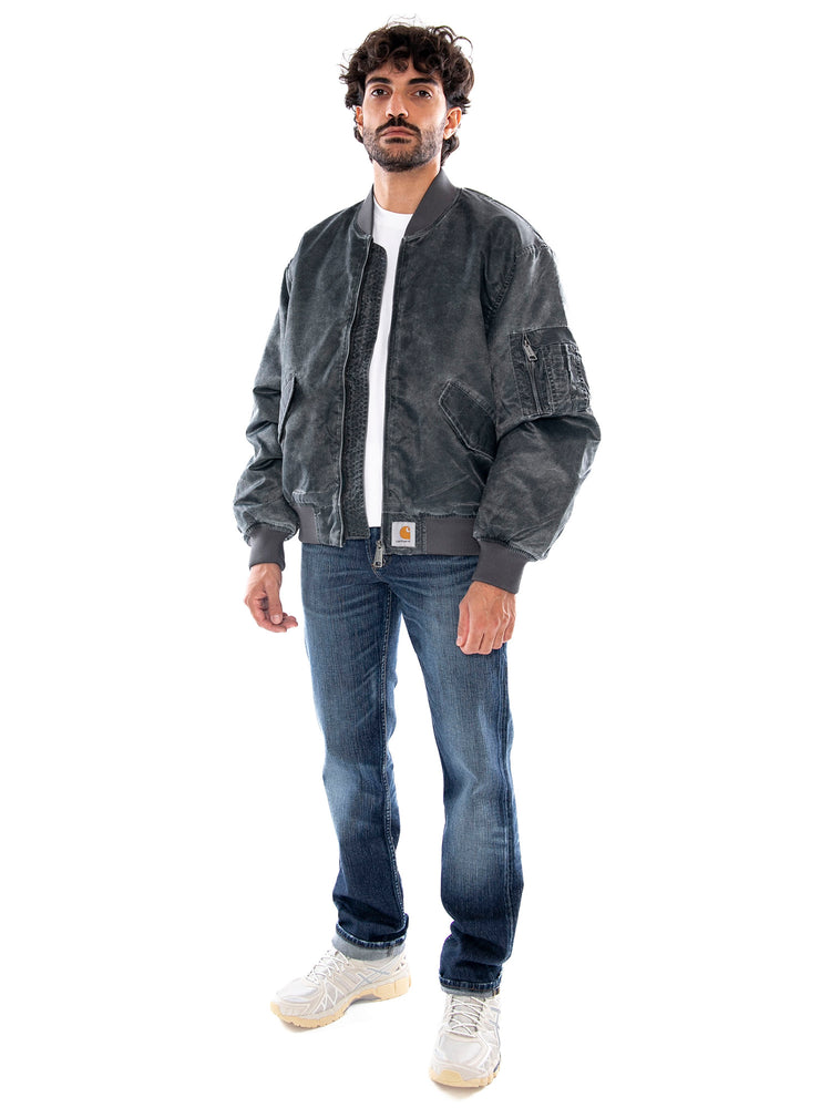 Carhartt WIP Orman Bomber Raven Heavy - Bomber Uomo Grigio Scuro I037012 3T64G CARHARTT WIP 