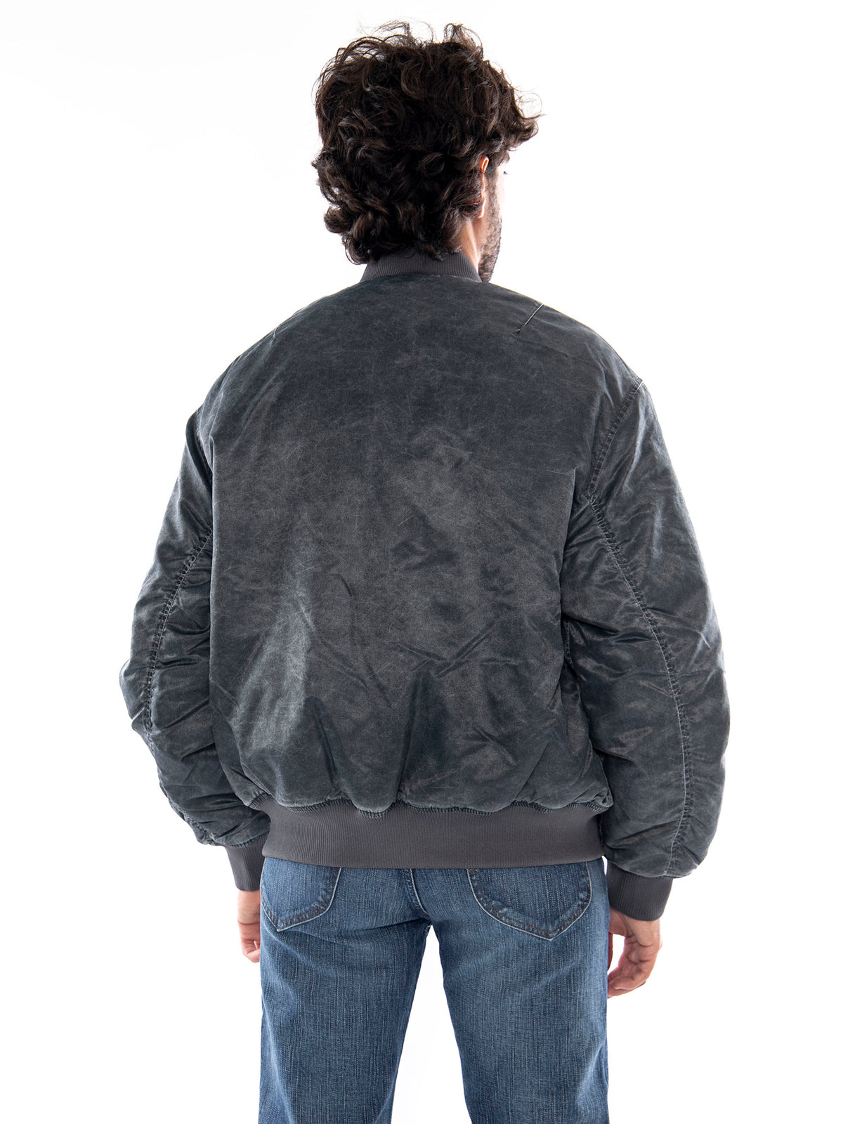 Carhartt WIP Orman Bomber Raven Heavy - Bomber Uomo Grigio Scuro I037012 3T64G CARHARTT WIP 