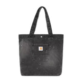 DENIM TOTE BLACK - Bolsa Tote Shopping Denim Jeans Negra ACCESORIOS CARHARTT WIP