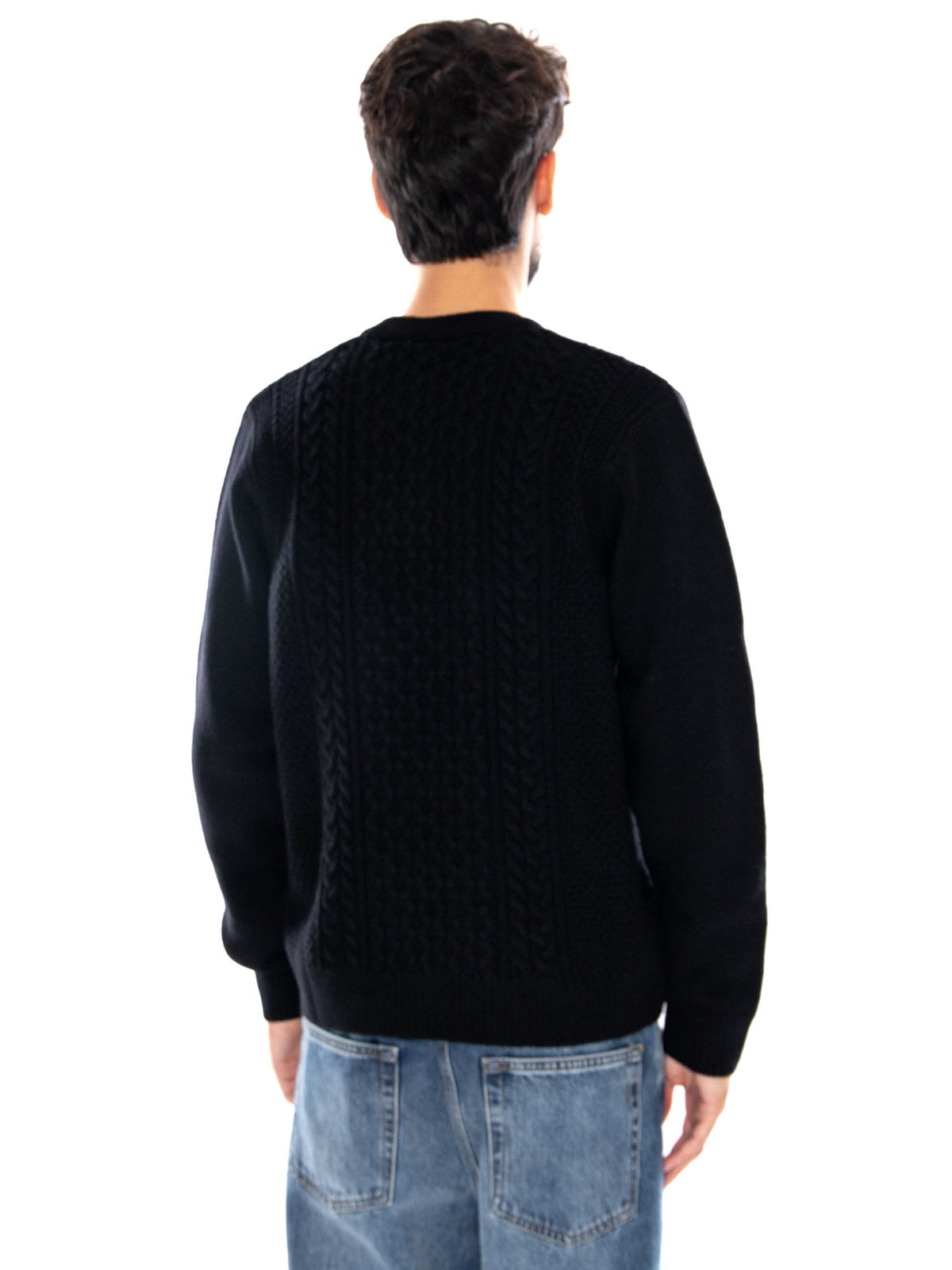 CASTER KNIT SWEATER BLACK - Maglione Uomo Nero I037034 89XX CARHARTT WIP 