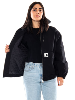 Carhartt WIP W' Corey Active Jacket Black / Black - Giacca Donna Nera I037041 00EXX CARHARTT WIP 